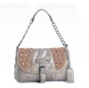 Slategray Hi-quality PU Shoulder Bag and Designer Handbag