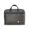 Slim Cotton Canvas Laptop Briefcase