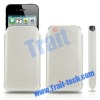 Slim Genuine Leather Pouch Case Cover for iPhone 4