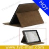 Slim Microfiber Stand Case Cover for iPad 2 - Coffee