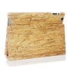 Slim Wood Grain leather case for ipad3