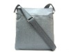 Sling bag in Grey calf leather