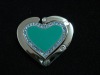 Small Crystal foldable heart bag hanger