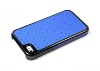 Small Dots Electroplating Leather Case For iPhone 4S