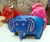 Small Elephant Genuine Leather Coin Purses
