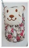 Small Phone/MP3 Bear Wrist Bag/Cotton Fabric Cell Phone Bags