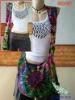 Small Tie Dye Hobo HIPPIE Sling Bag Crossbody Purse