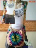 Small Tie Dye Hobo HIPPIE Sling Bag Crossbody Tote Purse Yaam 023