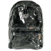 Small Transparent Dual Pocket Polyester&PVC Backpack