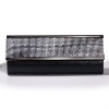 Small black  evening bag brightly with crystal