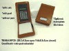 Small leather note-pad calculator