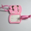 Small promotional gift--3d soft pvc luggage tag