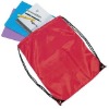 Small size RPET polyester bag in red color