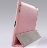 Smart case for ipad 2 with leather