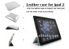 Smart leather skin hard cover case for iPad 2