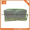 Smooth clutch fancy green PU ziplock stylish cosmetic pouch