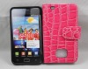 Snake Style PU Leather case for Samsung i9100 , Case for Samsung galaxy s2