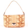 Snake printed leather women handbags hot sell 2011