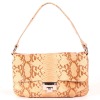 Snake printed leather women handbags hot sell 2011