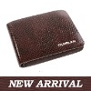 Snake skin leather wallet