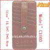 Snap-fastener Pu Leather Card Holder
