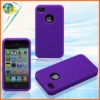 Snap-on Silicone phone case for iphone 4S 4g