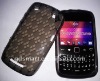 Soft Gel Skin TPU Case For BlackBerry Curve 9350 9360 9370 Smoke Argyle Cover