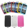 Soft Meshy Design for iPhone 4/4G/4th Silicone Cover Case(10040320)