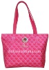 Soft Polyester Ladies Handbag with Quilted Like