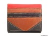 Soft cow leather threefold women is wallet.