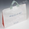Soft loop handle shopping bag