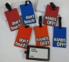 Soft plastic pvc luggage tag with CE&Rohs and competitive price