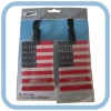 Soft pvc national flag travel tag