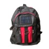 Solar Backpack compatible with iphone charger