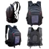 Solar backpack for charging mobile phone