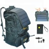 Solar rucksack for charging mobile phone