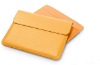 Solaris Orange full functions -wristrest and  pillow ,  Premium Genuine Leather pouch for tablet pc