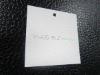 Spain clothing tag matte paper