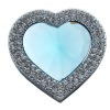 Sparkle crystal heart bag hanger