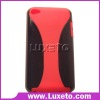 Special design for ipod Touch 4 silicone + pc case
