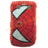 Spider Net Rhinestone With Two Parts Skin For Blackberry Bold 9700
