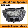 Sport waist bag speaker for man, men waist bag, bag with speaker