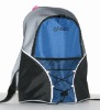 Sports backpack with front decoration