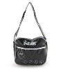 Sports leather shoulder bag