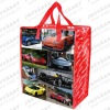 Sportscar print pp woven zip lock bags