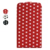 Spot Pattern Leather Case with Back Cover for Samsung i9100
