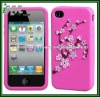 Spring Flower Silicon Cover Case for iphone 4 4S