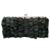 Stain Ruffle Clutch Evening Bag / Handbag / Purs/Shoulder bag