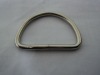 Stainless steel D ring bag buckle