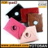 Stand 360 rotation leather covers for ipad 2